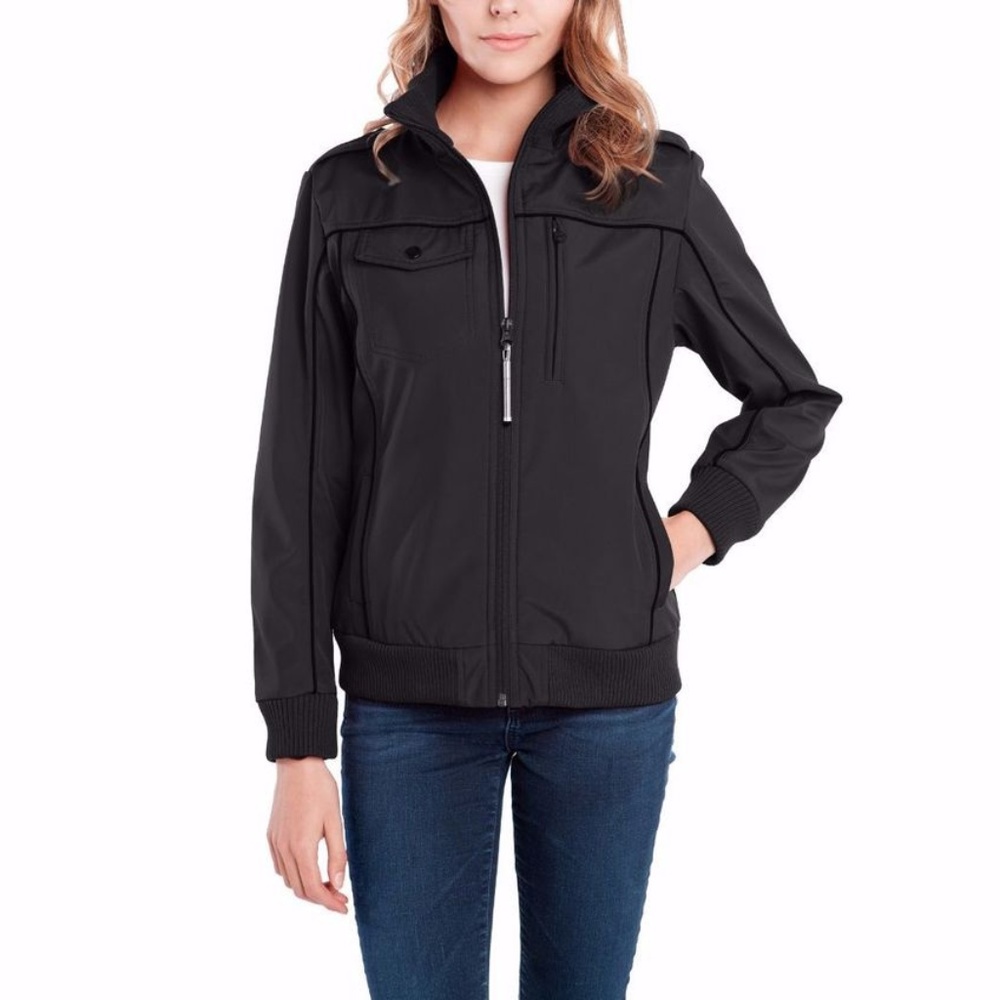 Baubax SIZE SMALL Womens Black Bomber Jacket